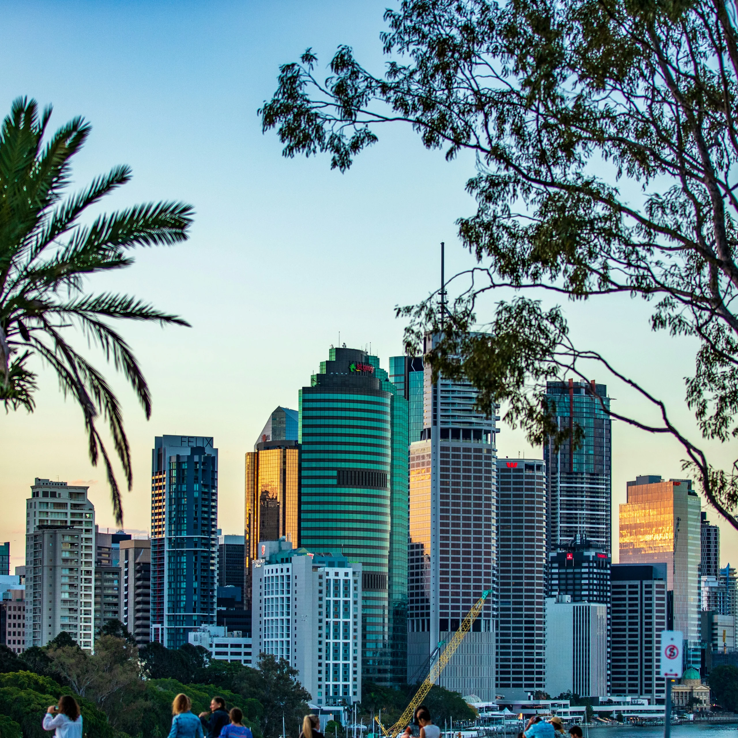 Brisbane city skyline