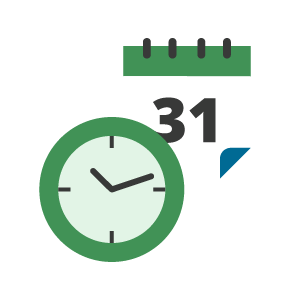 Clock and calendar